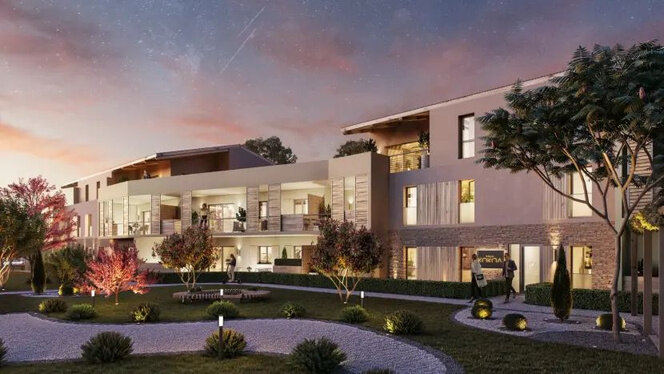 Programme Villa KOKOA à Uzès, façades réalisées par LYS FACADE pour Valority